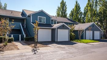 Attached garage with automatic opener